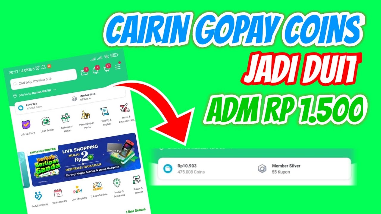 Cara Mencairkan Gopay