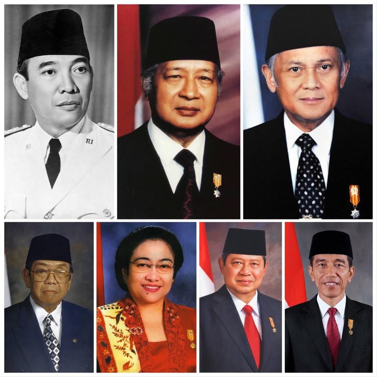 Urutan Presiden RI Dari Masa ke Masa